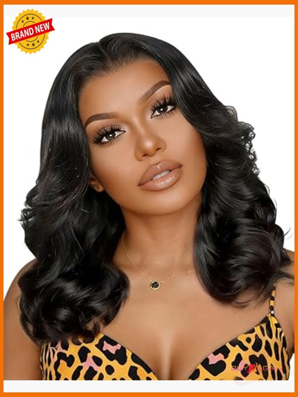 250 Density Layered Bob Wig Human Hair With Curtain Bangs 15A Glueless